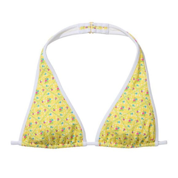 Frankie's Bikinis Other - New! Frankie's Bikinis x PINK Augusta floral halter Bikini Top 1521